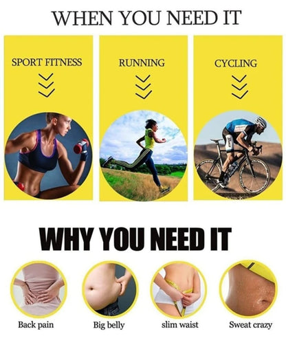 Adjustable Waist Trimmer Belt | Sweat, Shape & Support Anytime 💪