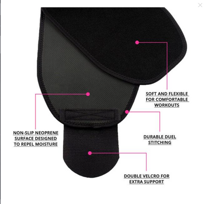 Adjustable Waist Trimmer Belt | Sweat, Shape & Support Anytime 💪