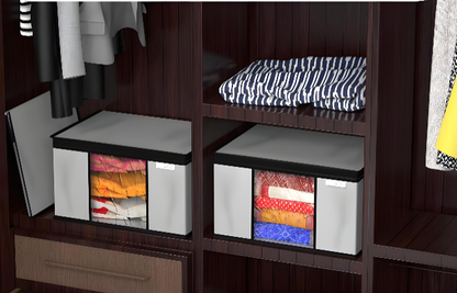 ✨ Elegant Solid Saree Covers – Premium Non-Woven Wardrobe Set (Pack of 6)